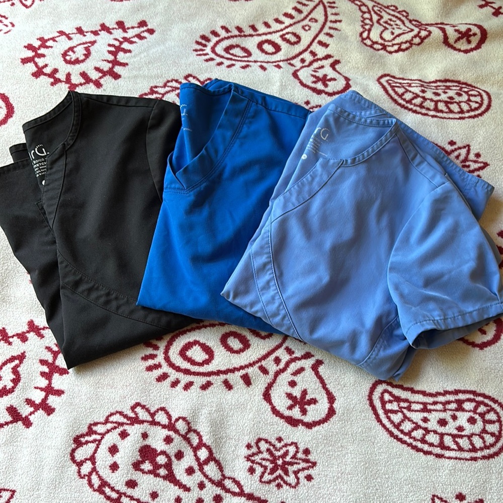 3 NRG by Barco scrub tops!